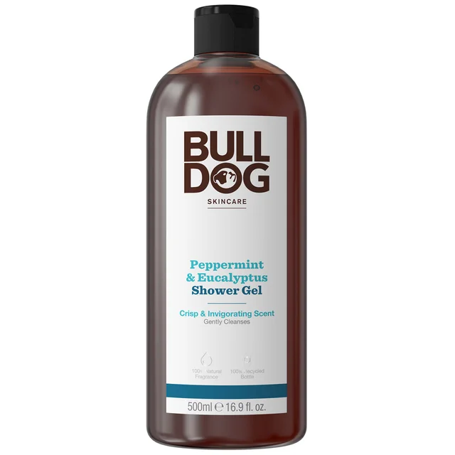 Bulldog Skincare Peppermint & Eucalyptus Shower Gel 500ml
