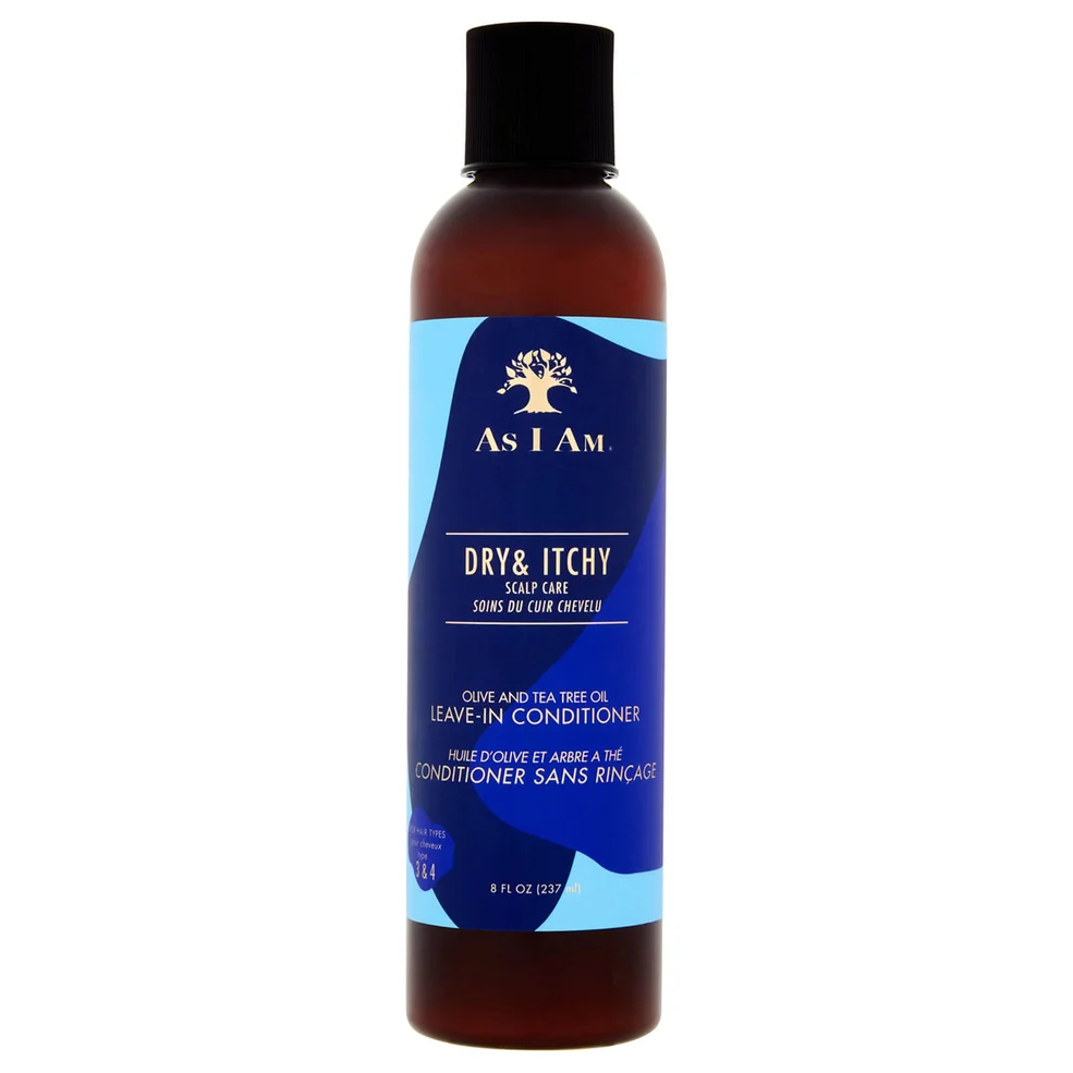 As I Am Dry and Itchy Scalp Care Olive and Tea Tree Oil Leave in Conditioner 237ml Image 1