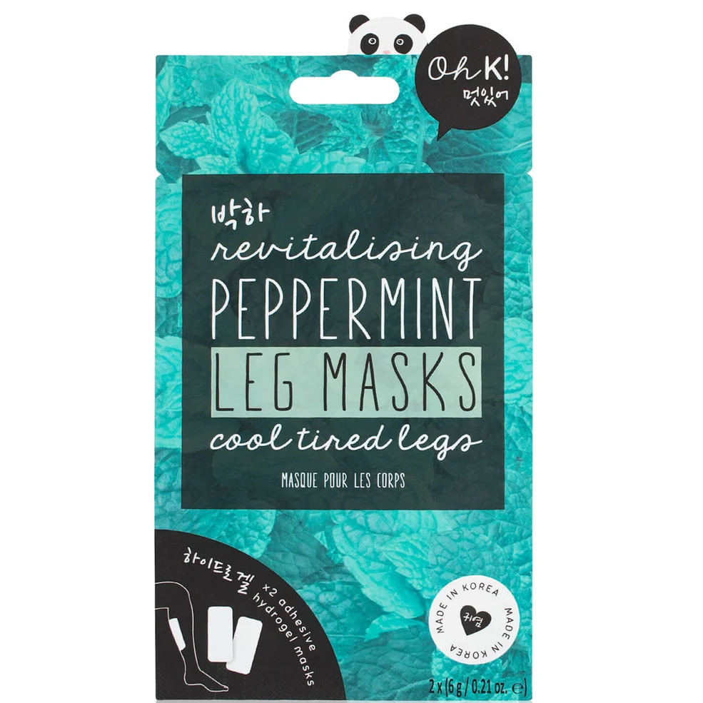 Oh K! Peppermint Revitalising Leg Mask 14g Image 1