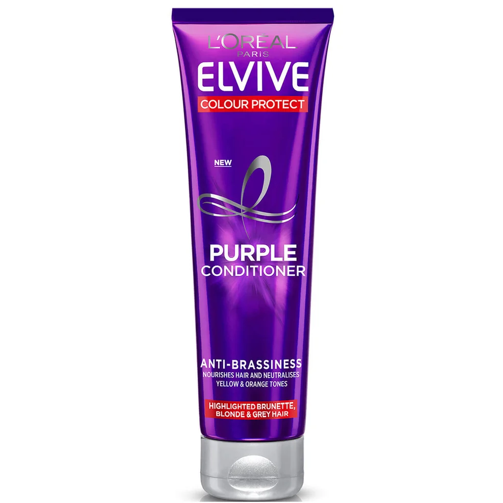 L'Oréal Paris Elvive Colour Protect Anti-Brassiness Purple Conditioner 150ml Image 1