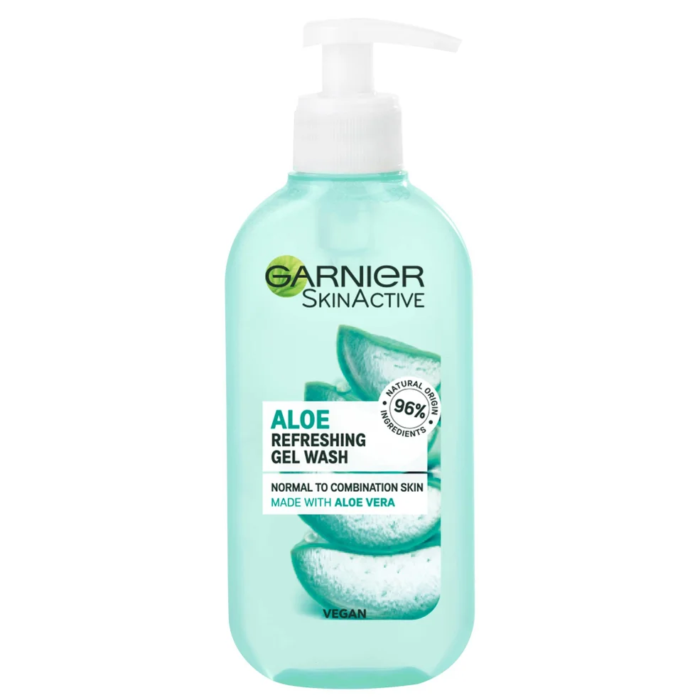Garnier Natural Aloe Extract Gel Wash for Normal Skin 200ml Image 1