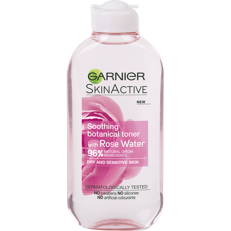 Garnier Natural Rose Water Toner for Sensitive Skin 200ml Image 1