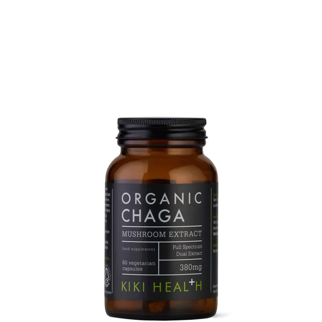 KIKI Health Organic Chaga Extract Mushroom (60 Vegicaps)