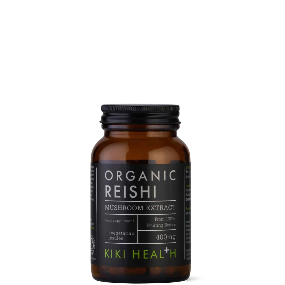KIKI Health Organic Reishi Extract Mushroom (60 Vegicaps) Image 1