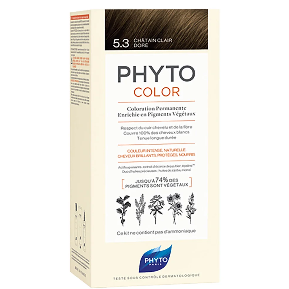 Phyto Hair Colour by Phytocolor - 5.3 Light Golden Brown 180g Image 1