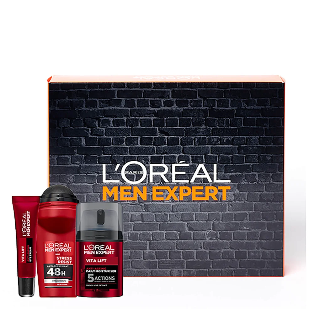 L'Oréal Paris Men Expert Anti-Ageing Moisturiser Regime Kit (Worth £27.52) Image 1