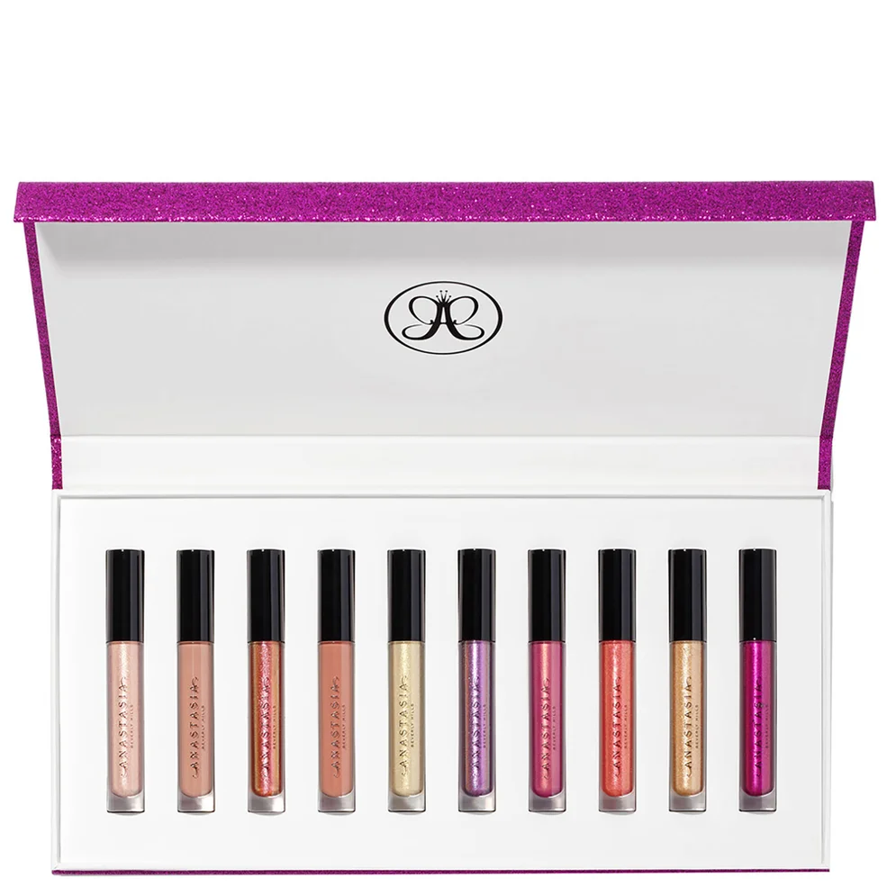Anastasia Beverly Hills Lip Gloss - 10 Piece Holiday Set (Worth £180.00) Image 1
