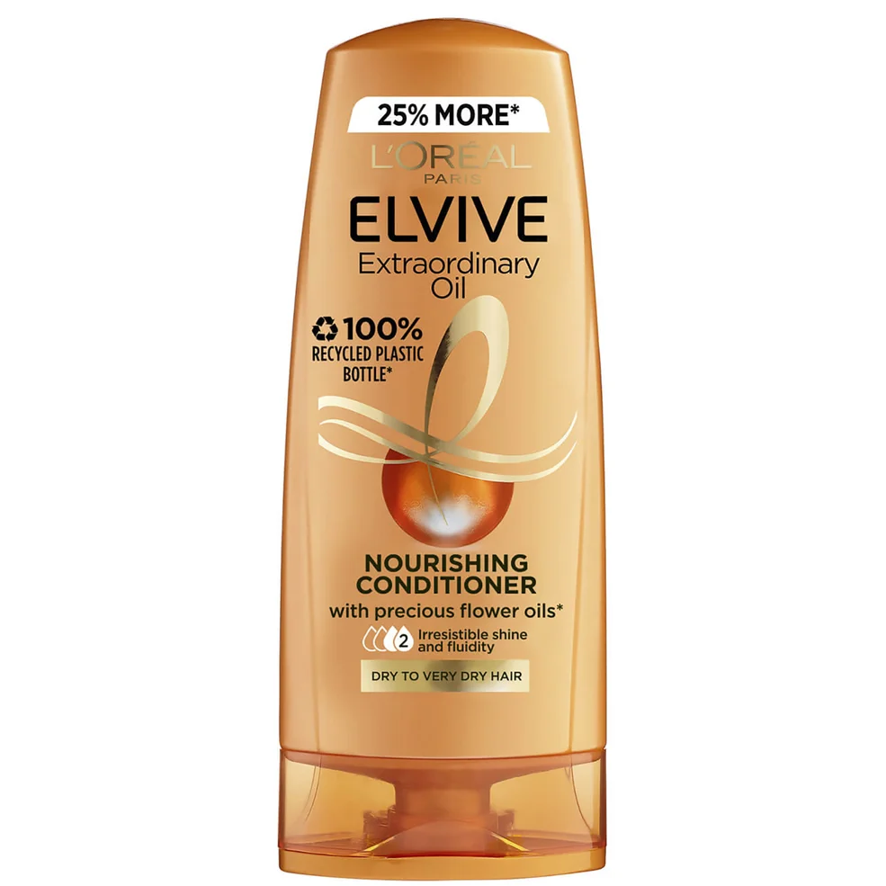L'Oréal Paris Elvive Extraordinary Oil Conditioner for Dry Hair 500ml Image 1