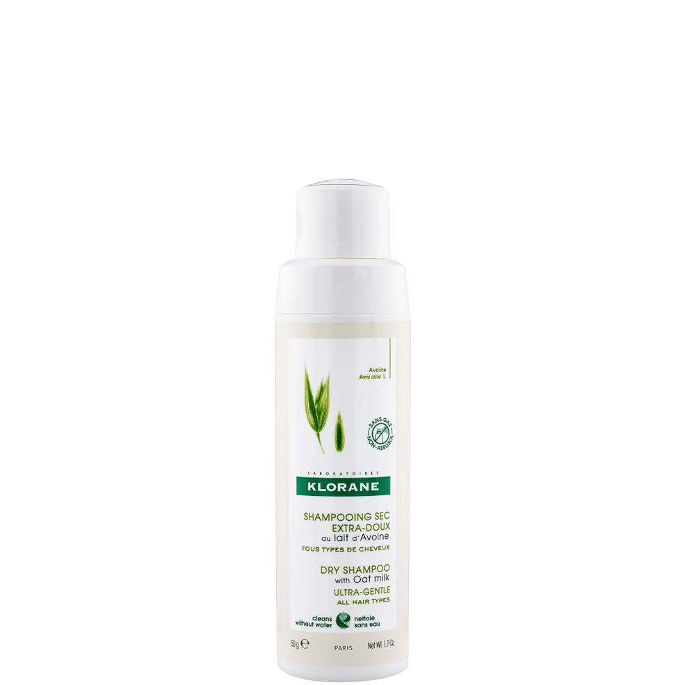 KLORANE Eco-Friendly Dry Shampoo with Oat Milk for All Hair Types 50g Image 1
