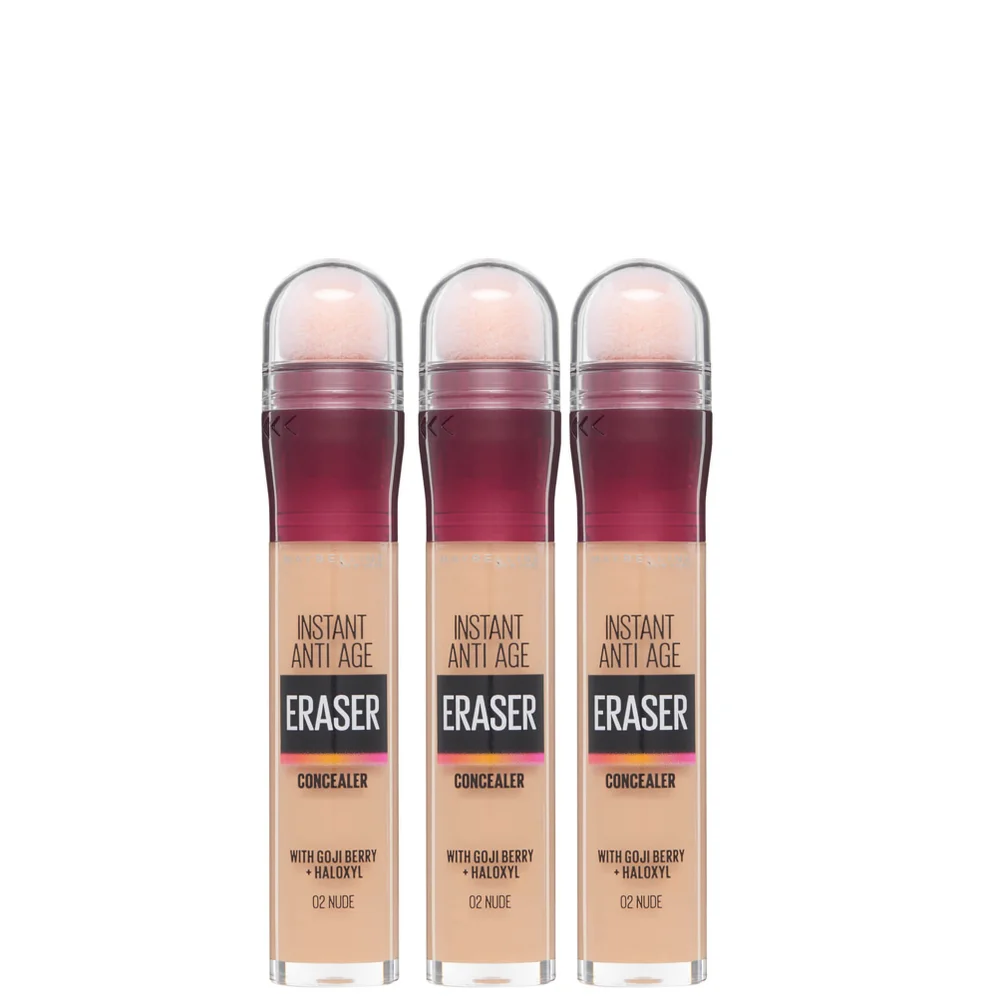 Maybelline Instant Anti-Age Eraser Eye Concealer 3 Pack Exclusive (Worth £26.97) Image 1