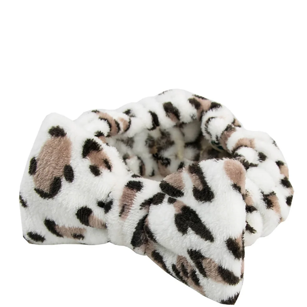 The Vintage Cosmetic Company Leopard Print Bow Headband Image 1