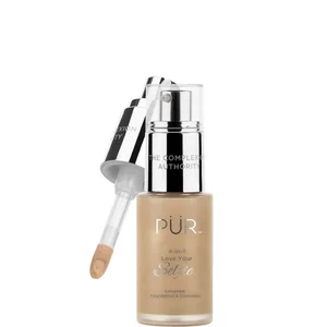 PÜR 4-in-1 Love Your Selfie Longwear Foundation and Concealer 30ml (Various Shades) - Shade TG3/Oak