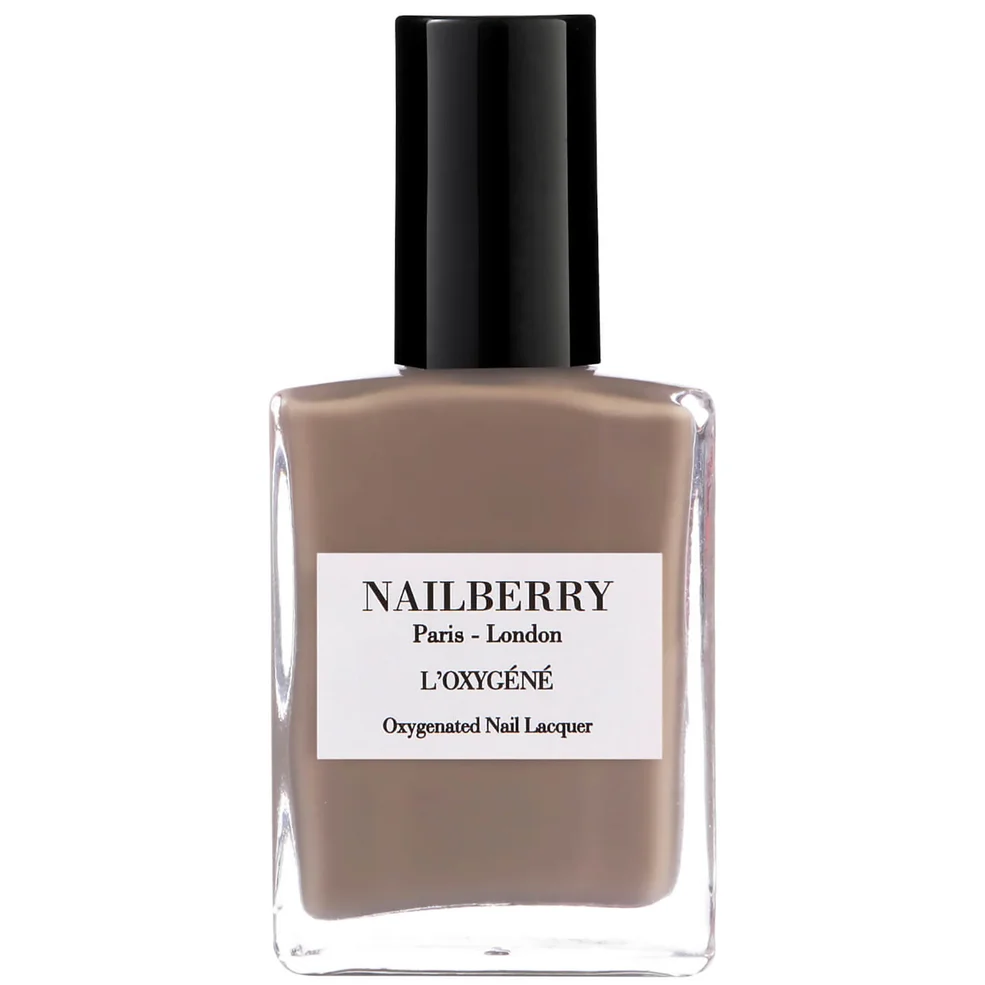 Nailberry Oxygene Nail Lacquer Mindful Grey (15ml) Image 1