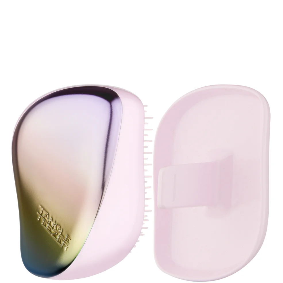 Tangle Teezer Compact Styler - Pearlescent Matte Chrome Image 1
