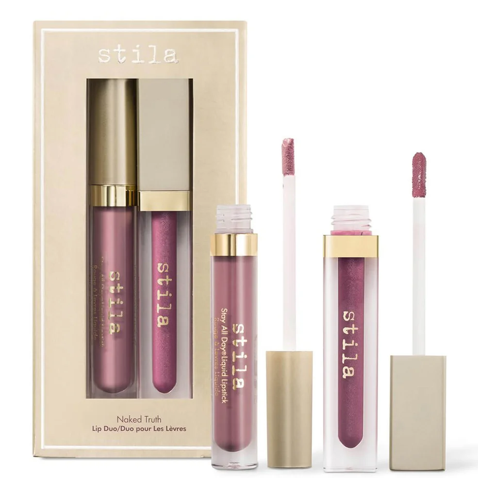 Stila Naked Truth Liquid Lipstick & Lip Gloss Set - Baci & Synergy Image 1