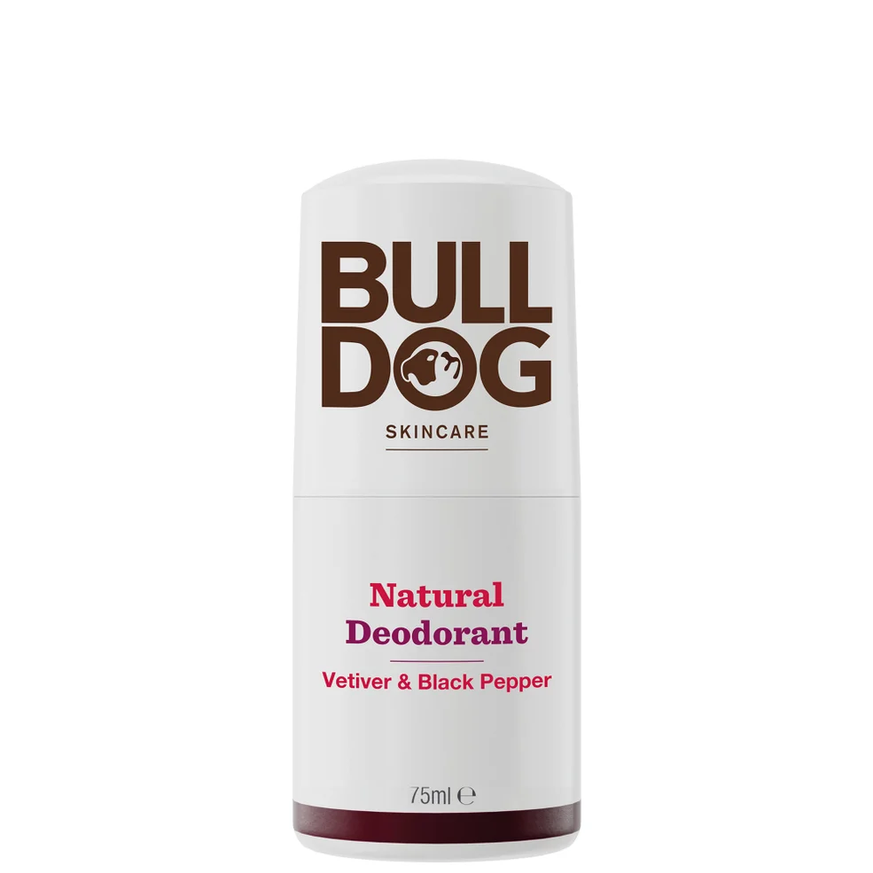 Bulldog Skincare Black Pepper & Vetiver Natural Deodorant 75ml Image 1