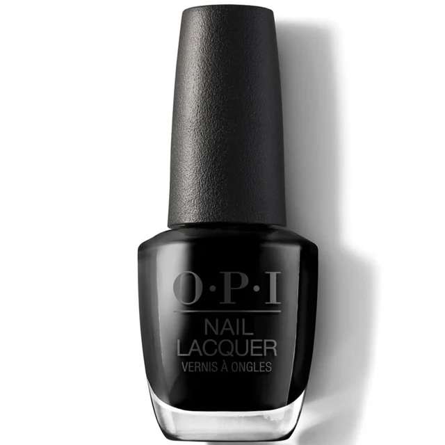 OPI Nail Lacquer Black Nail Polish - Lady in Black 15ml