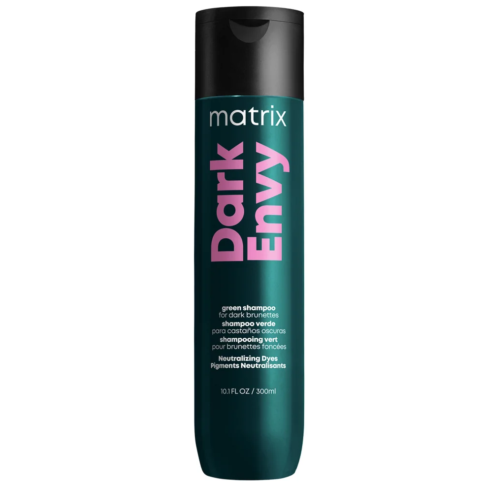 Matrix Total Results Dark Envy Neutralising Green Shampoo for Dark Brunette Hair 300ml Image 1