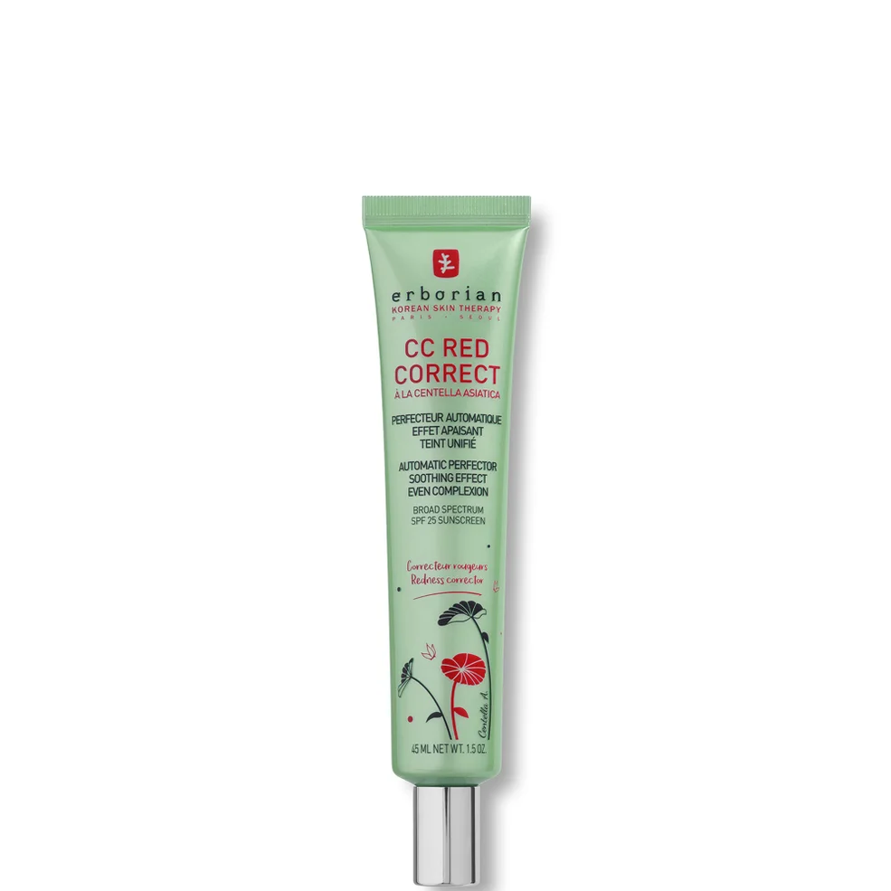 Erborian CC Red Correct - Colour Correcting Anti-Redness Cream With Soothing Effect SPF25 45ml Image 1