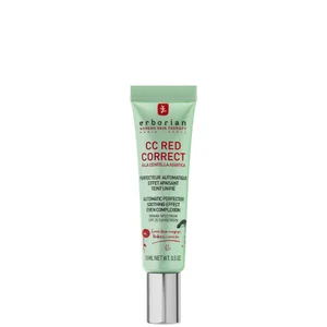 Erborian CC Red Correct - Colour Correcting Anti-Redness Cream With Soothing Effect SPF25 Travel Size 15ml - Size 15ml