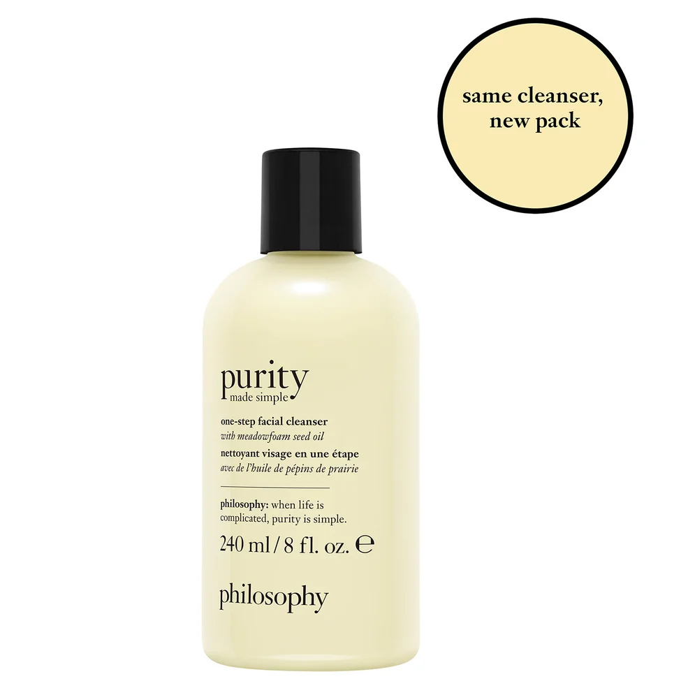 philosophy Purity Made Simple 3-in-1 Cleanser for Face and Eyes 240ml Image 1