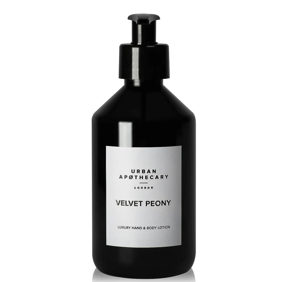Urban Apothecary Velvet Peony Luxury Hand & Body Lotion 300ml Image 1