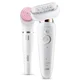 Braun Silk-épil 9 Flex 9100 Beauty Set, White/Gold