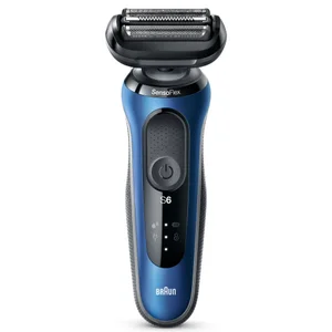 Braun Series 6 60-B7200cc Electric Shaver, Blue - undefined undefined