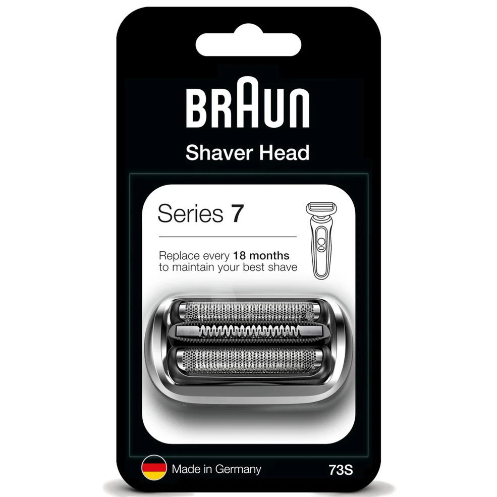 Braun Series 7 73S Electric Shaver Head Replacement, Silver Image 1