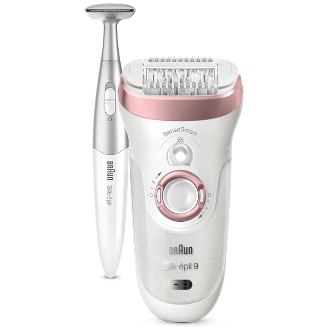 Braun Silk-épil 9 9/980 Epilator, White/Rose Gold
