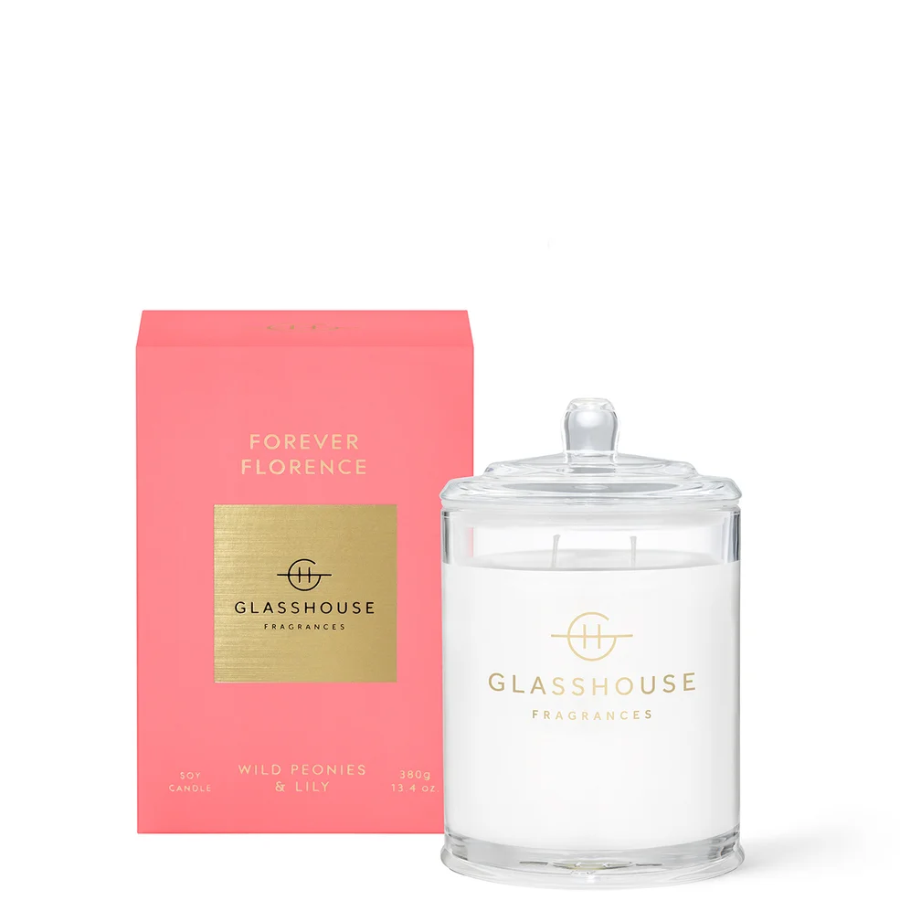 Glasshouse Fragrances Forever Florence Candle 380g Image 1
