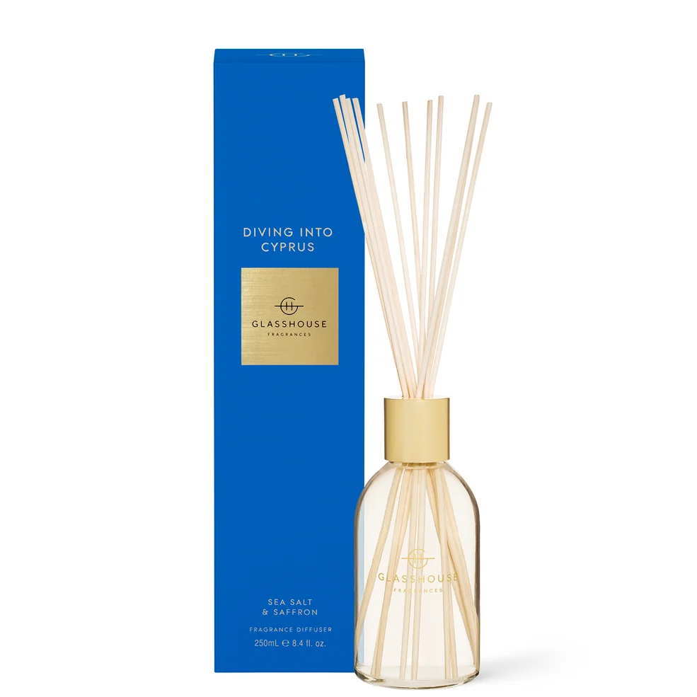 Glasshouse Fragrances Diving into Cyprus Diffuser 250ml Image 1