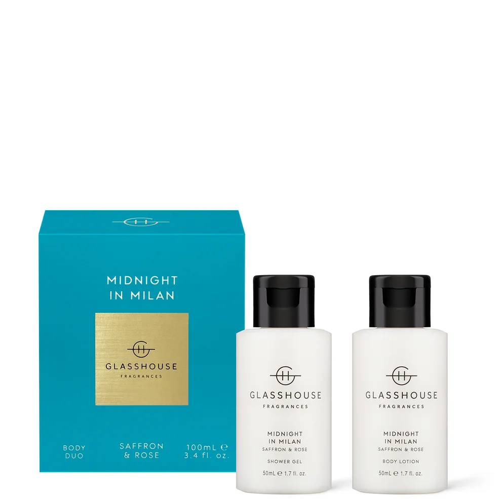 Glasshouse Fragrances Midnight in Milan Mini Body Duo 2 x 50ml Image 1