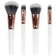 brushworks Travel Brush Set - White/Gold