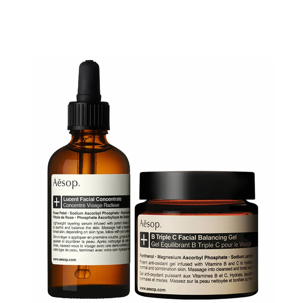 Aesop Lucent Concentrate and Triple C Balancing Gel Duo Image 1