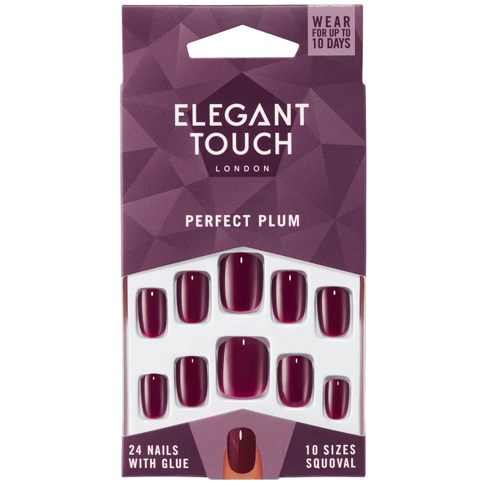 Elegant Touch Perfect Plum Nails Image 1