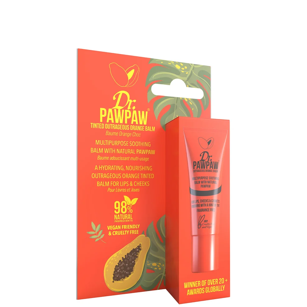 Dr. PAWPAW Multipurpose Tinted Outrageous Orange Balm 10ml Image 1