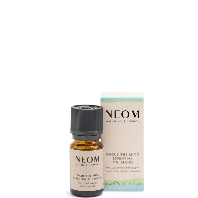 NEOM Wellbeing Focus the Mind Essential Oil Blend 10ml