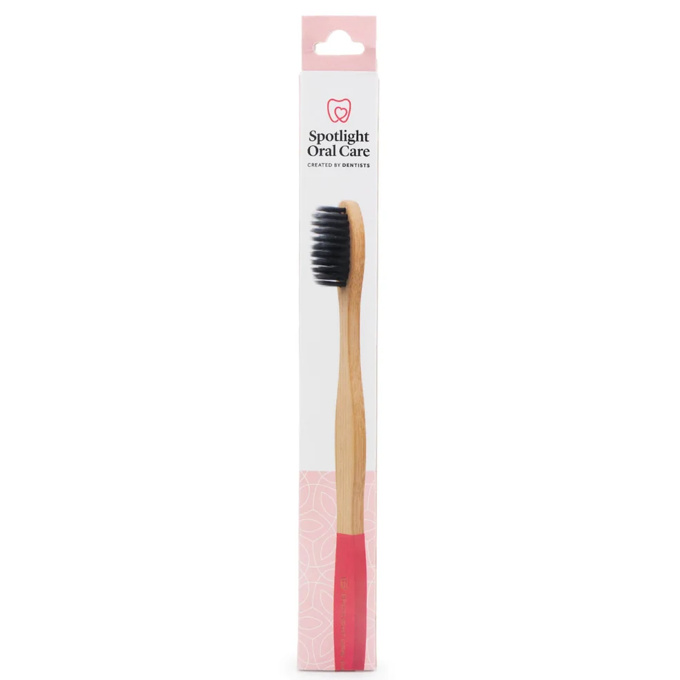 Spotlight Oral Care Bamboo Toothbrush - Red Image 1