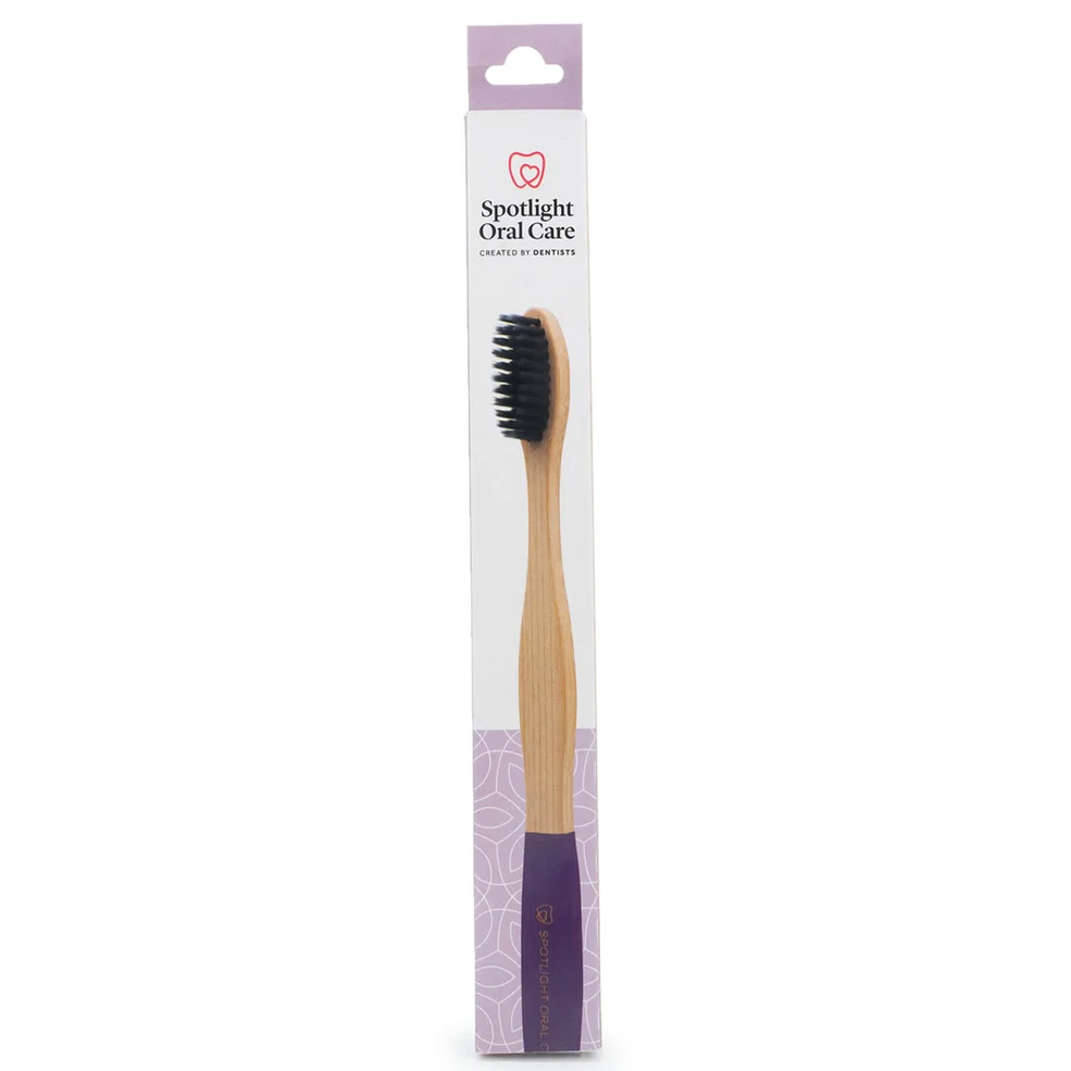 Spotlight Oral Care Bamboo Toothbrush - Purple Image 1