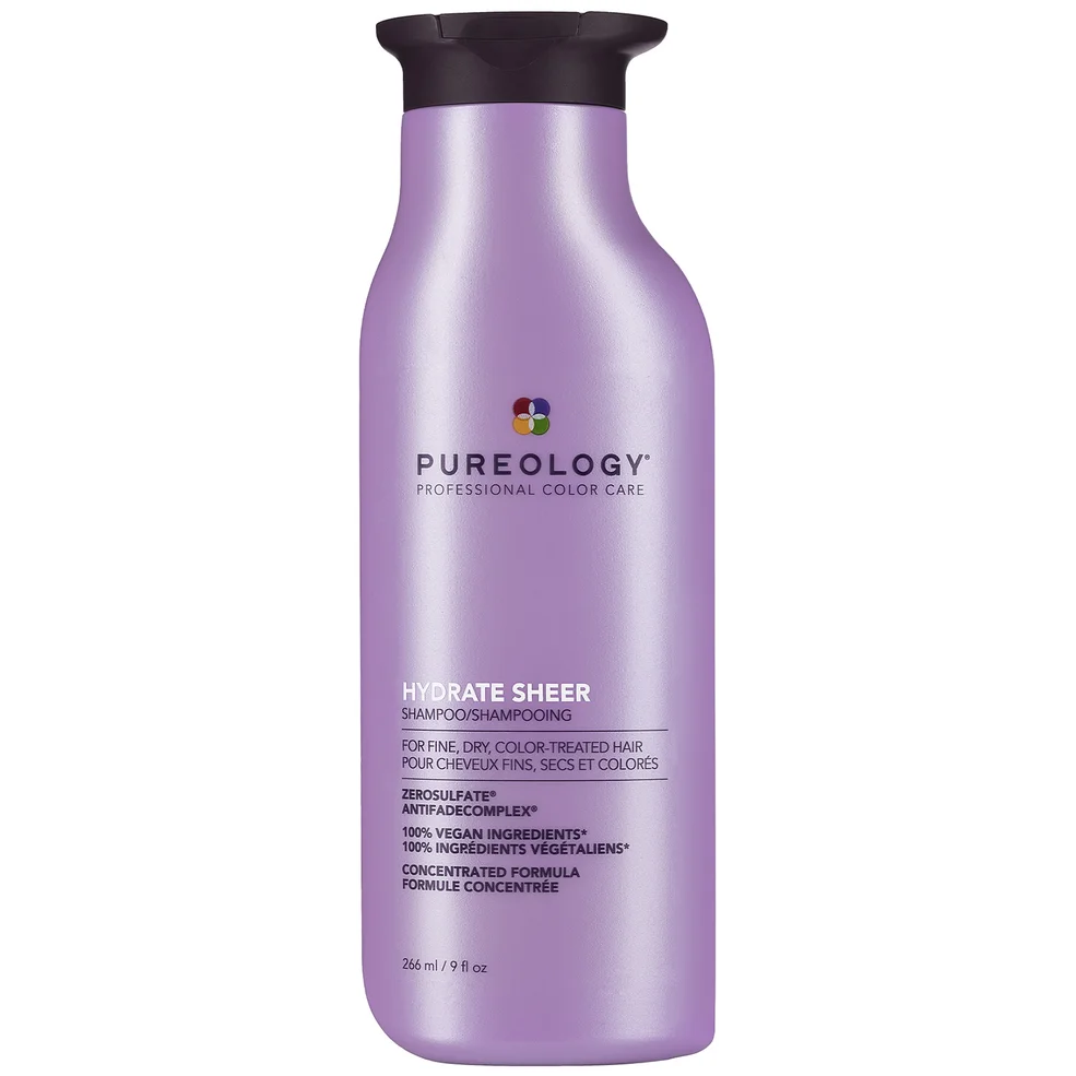 Pureology Sulphate Free Hydrate Sheer Shampoo for a Gentle Cleanse for Fine, Dry Hair 266ml Image 1