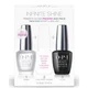 OPI Nail Base and Top Coat Duo Pack Infinite Shine Long-Wear System 1st and 3rd Step 2 x 15ml (Worth £35.00)