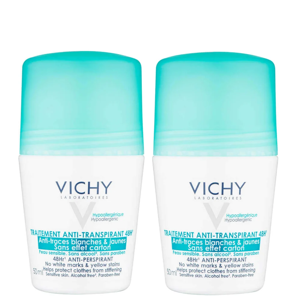 VICHY No Marks Roll-on Deodorant Duo 50ml Image 1