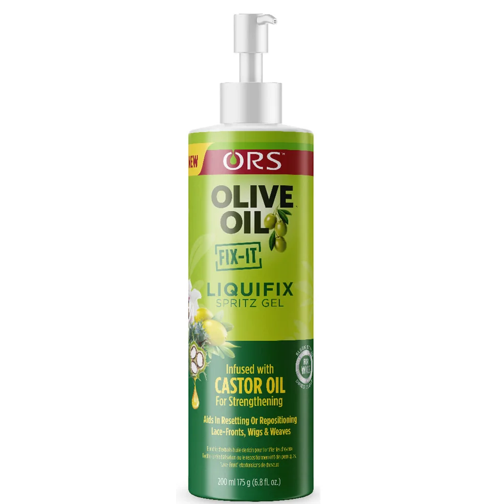 ORS Olive Oil FIX IT Liquifix Spritz Gel Infused With Castor Oil 200ml Image 1
