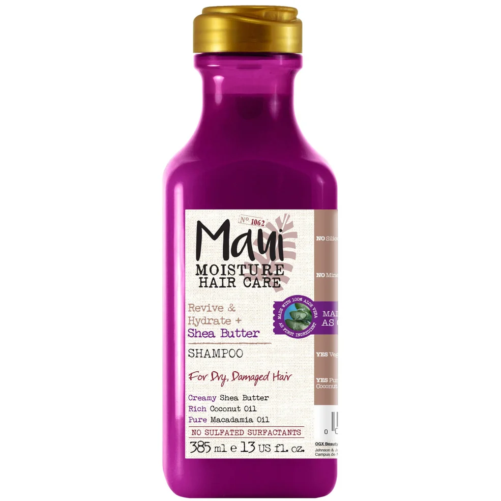 Maui Moisture Revive and Hydrate+ Shea Butter Shampoo 385ml Image 1