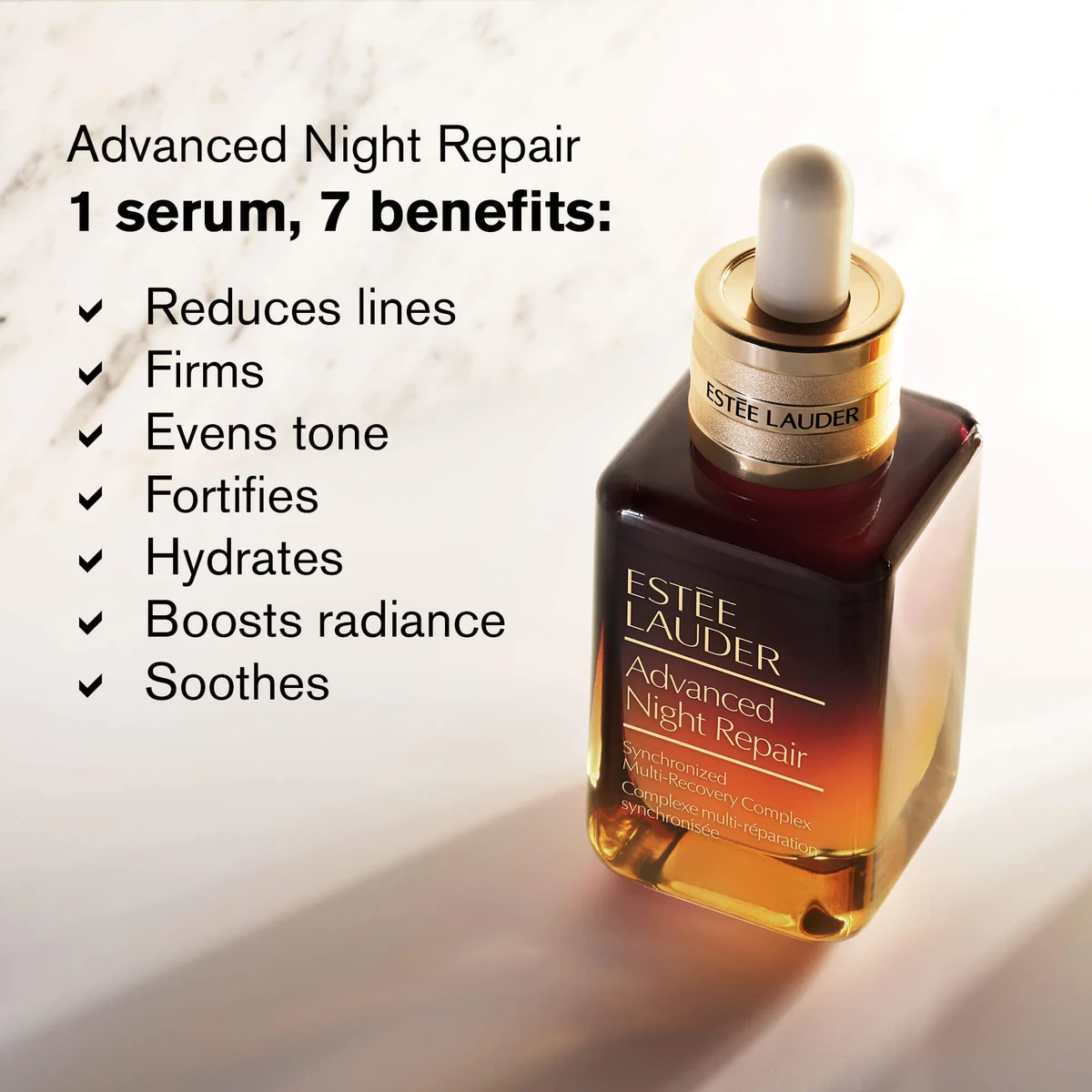 Estée Lauder Advanced Night Repair Synchronized Multi-Recovery Complex Serum - 1 oz/30ml Image 3