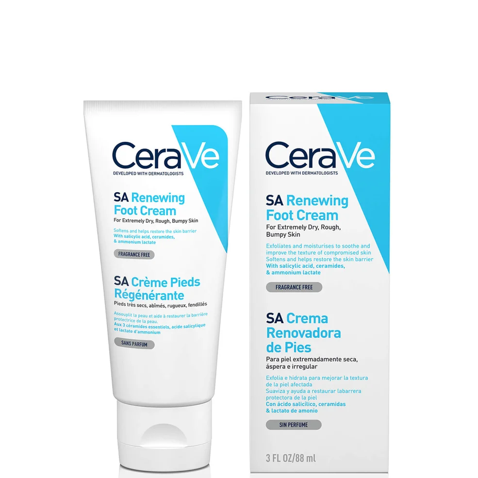 CeraVe SA Renewing Foot Cream 88ml Image 1