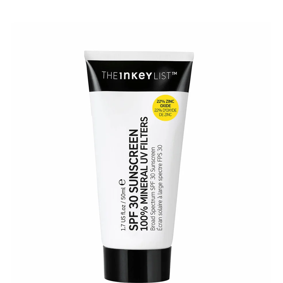 The INKEY List SPF30 Sunscreen 100% Mineral UV Filters 50ml Image 1