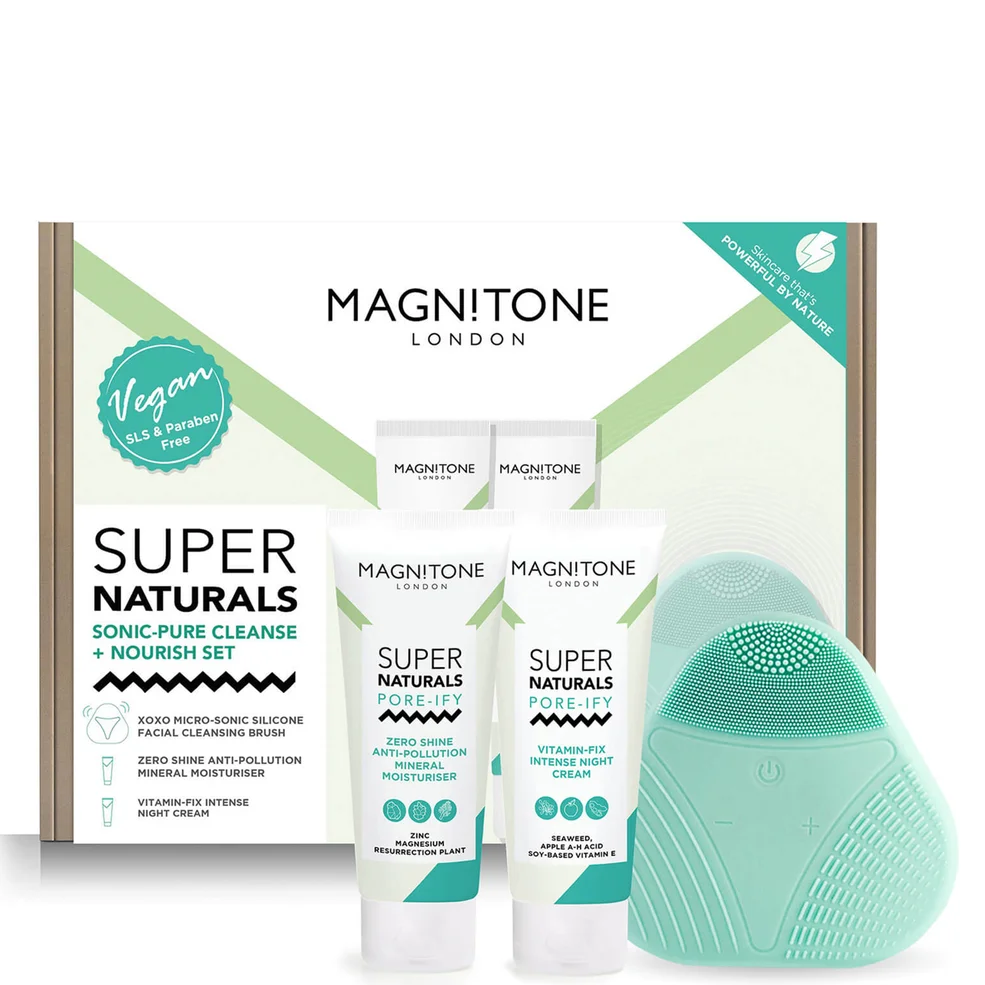 MAGNITONE London SuperNaturals Sonic Pure Cleanse and Nourish Set ...