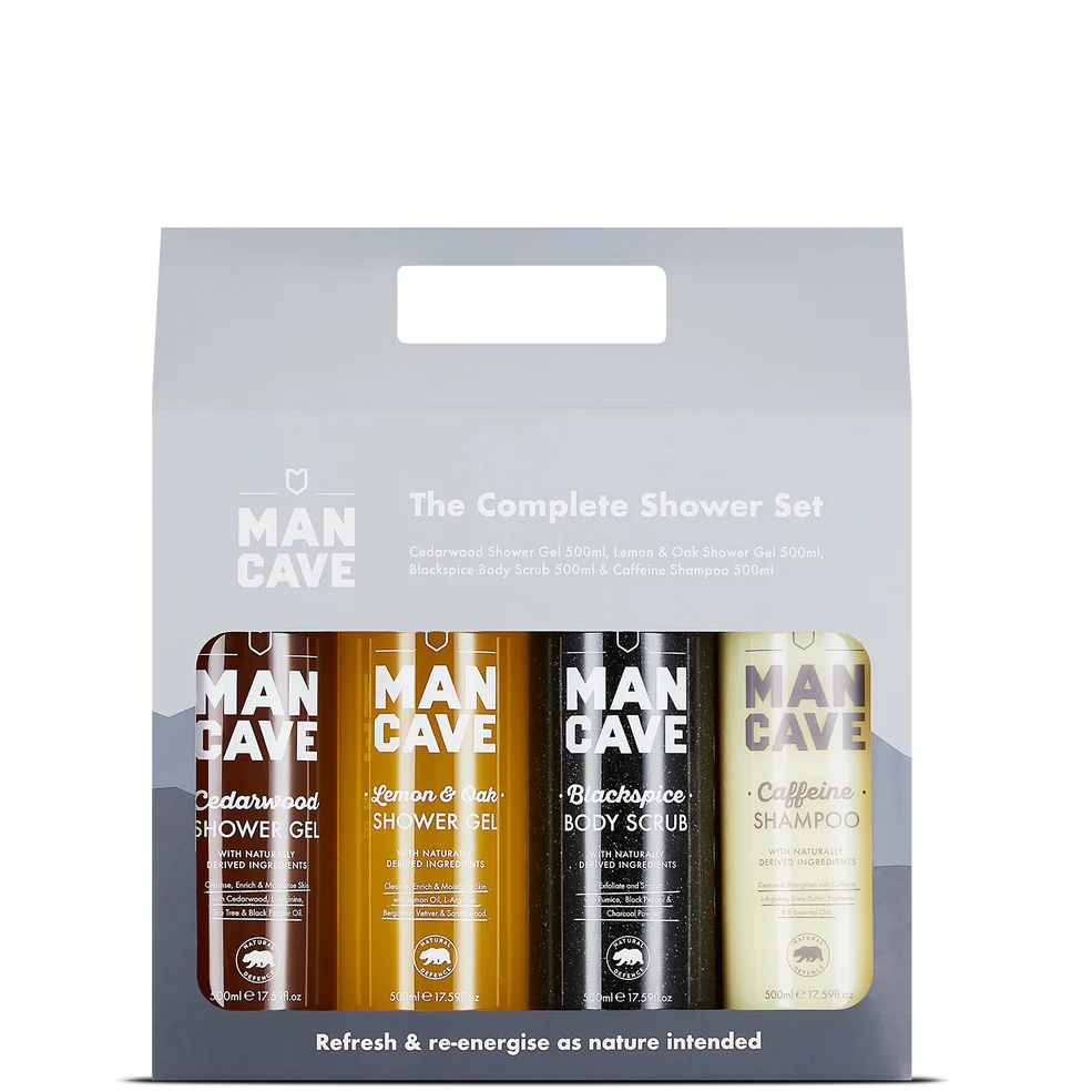 ManCave Complete Shower Set (Worth £44.00) Image 1